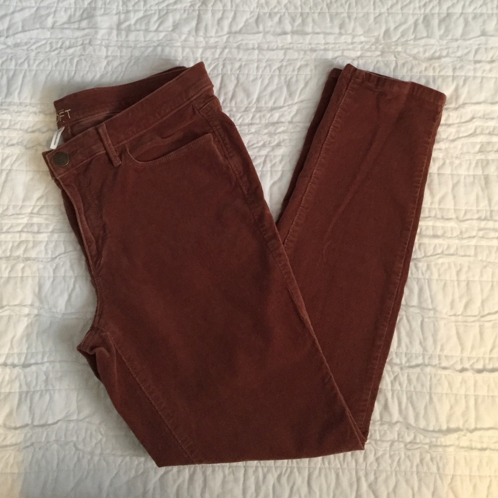 LOFT Modern Skinny Corduroy Pants